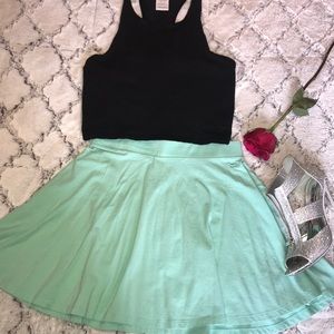 Aqua PINK Skater Skirt